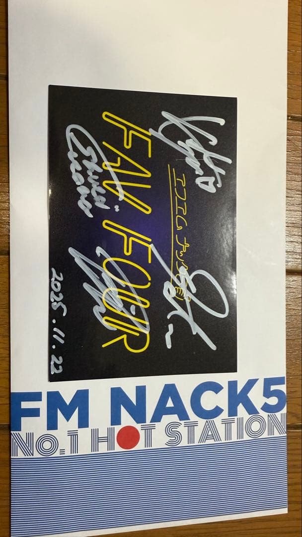 OWV 直筆サイン　ステッカー