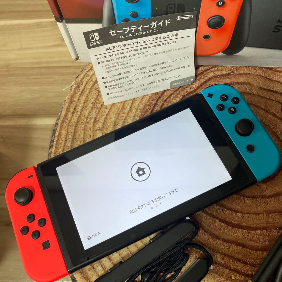 Nintendo Switch ニンテンドースイッチ本体　ネオン ③