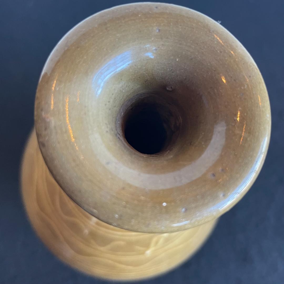 希少 古丹波焼 立杭焼 えへん徳利 酒器 イッチン 江戸期 飴釉 大型 花入