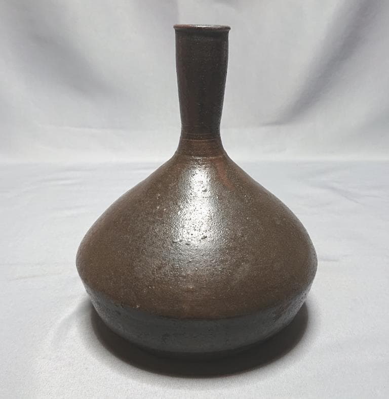 旧家蔵出し　高麗時代　黒高麗　花生