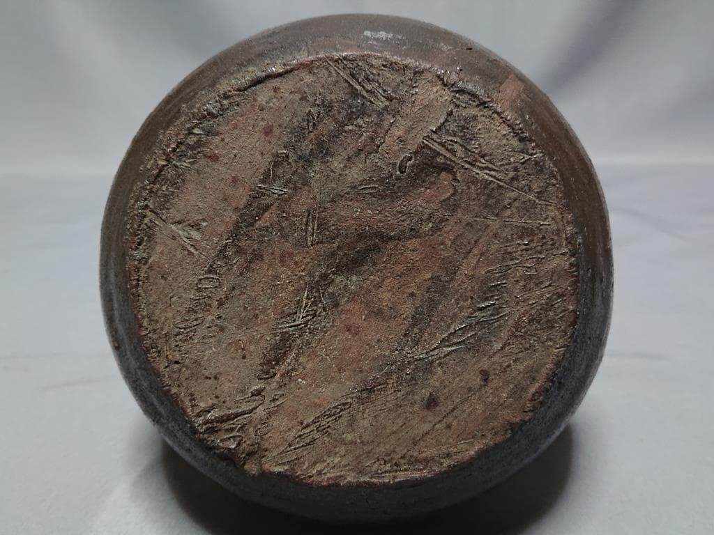 旧家蔵出し　高麗時代　黒高麗　花生