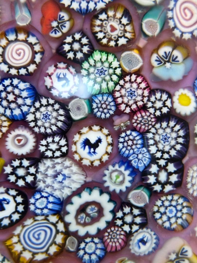 パースシャー　ジョン・ディーコン　ミルフィオリペーパーウェイト