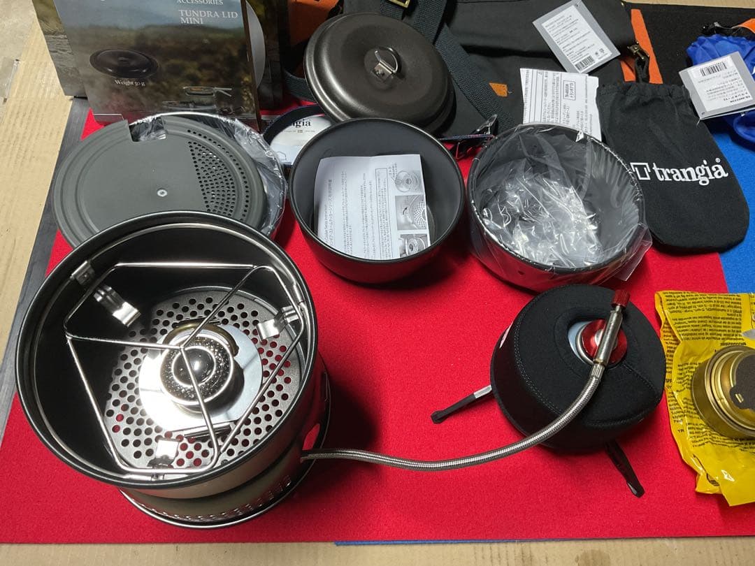 トランギア・ストームクッカーSブラックバージョン新品未使用オプション付属品多数