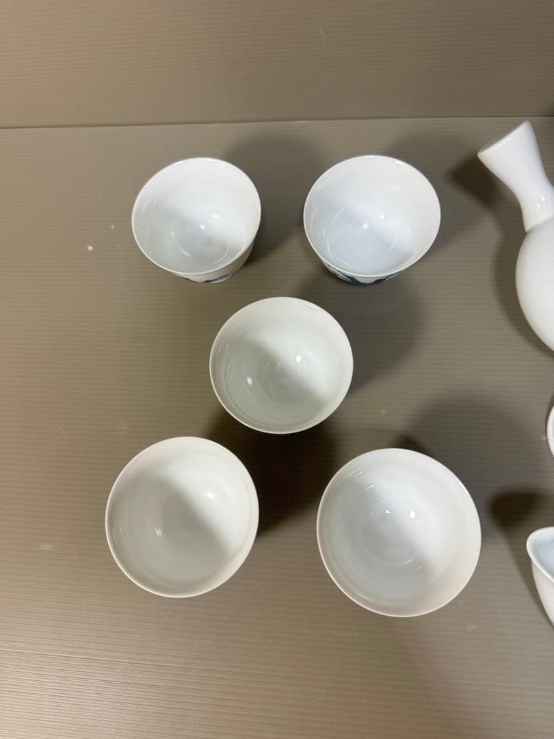 2275 有田焼　畑萬陶苑　茶器セット　急須1客　湯冷し1客　湯呑5客