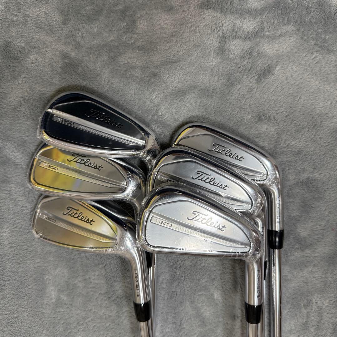 【新品未使用】タイトリスト T200 2023 メンズアイアンセット 6本 S