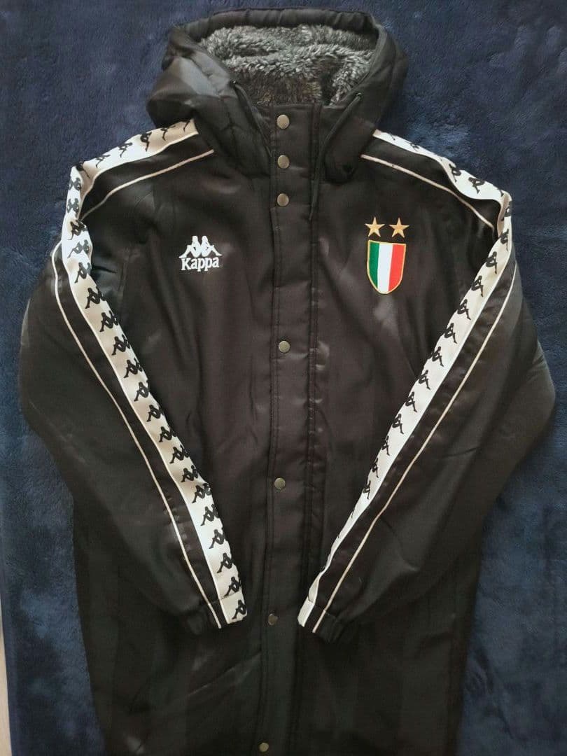 【新品美品】サッカーイタリア代表 Kappa ベンチコート ダウン メンズS