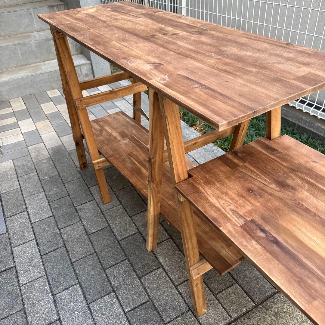 VISIONPEAKSビジョンピークス　アカシアラック木製ラック　キッチンラック