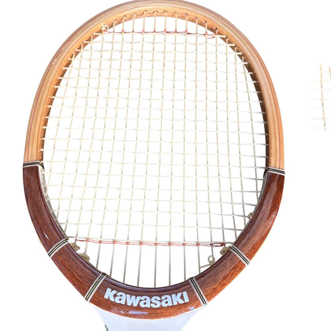 Kawasaki【木製テニスラケット】2本