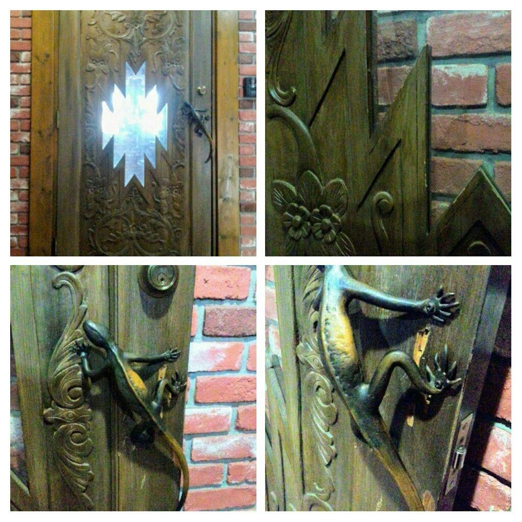 ★ オルテガ デザイン ビンテージ メキシコ 扉 木製 手掘り