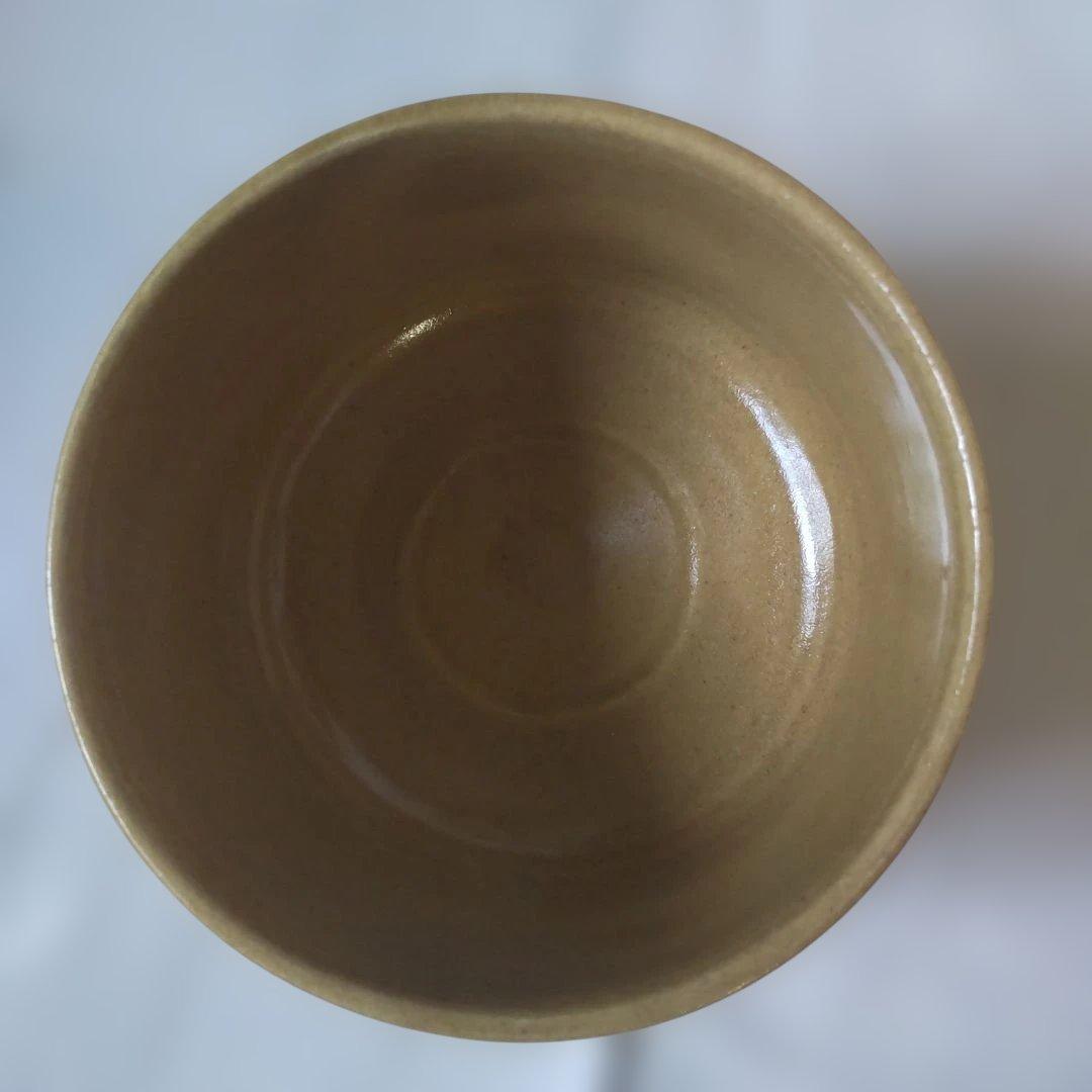 美濃 昌山窯 今井紀明 作 黄瀬戸 胴紐茶碗 共箱 共布 栞 茶碗 抹茶碗 新品