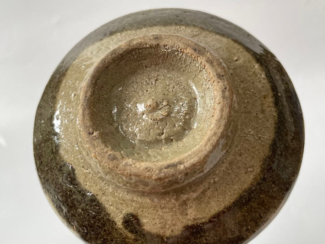 陶芸家　人間国宝　濱田庄司　浜田庄司　？　茶碗　鉄絵　稲妻