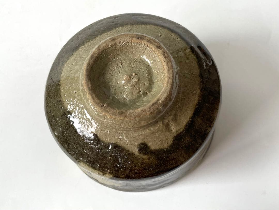 陶芸家　人間国宝　濱田庄司　浜田庄司　？　茶碗　鉄絵　稲妻