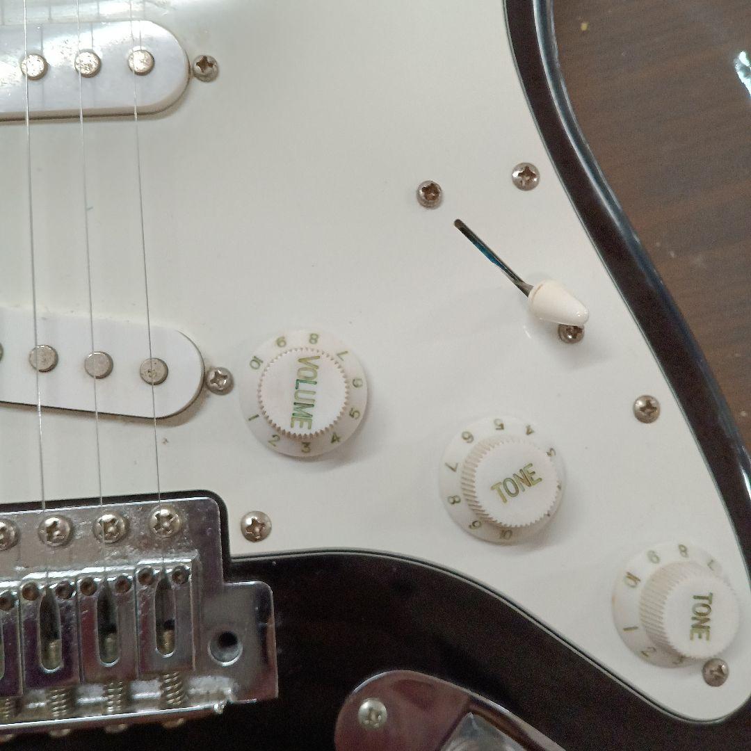 Squier Strat エレキギター ブラック