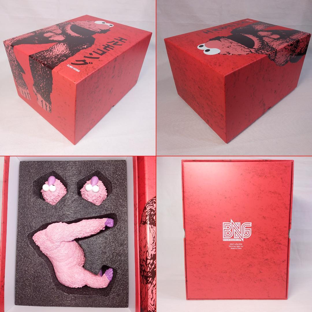 100限定 ピンク エルモコング Elmo Kong　BNG　セサミ ストリート