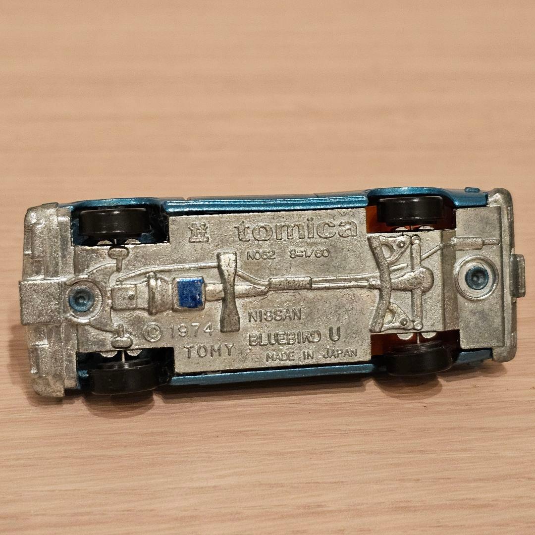 【トミカ】No.62 日産 ブルーバード U 1800 SSS-E 黒箱 日本製