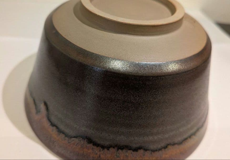 『鬼丸雪山』高取焼　茶碗　茶道具　共箱共布しおり栞　雪山窯