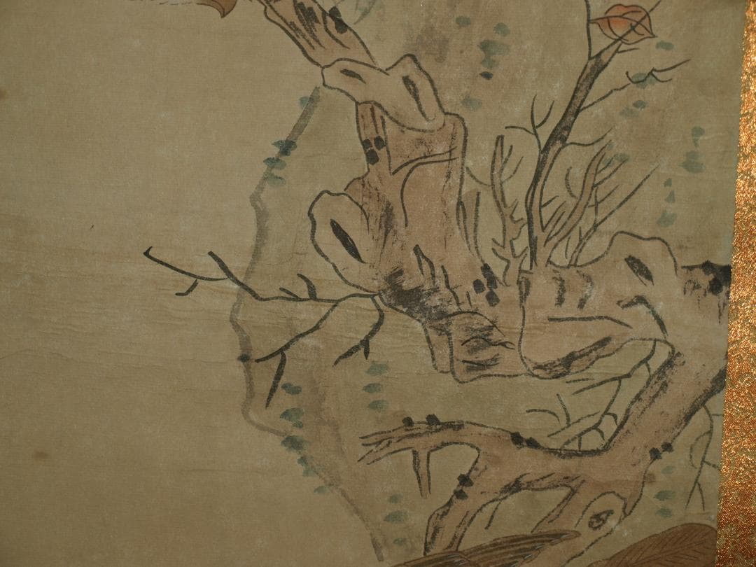 中国北宋時代の 人物図　肉筆絵　激安骨董品 BD345A12-1