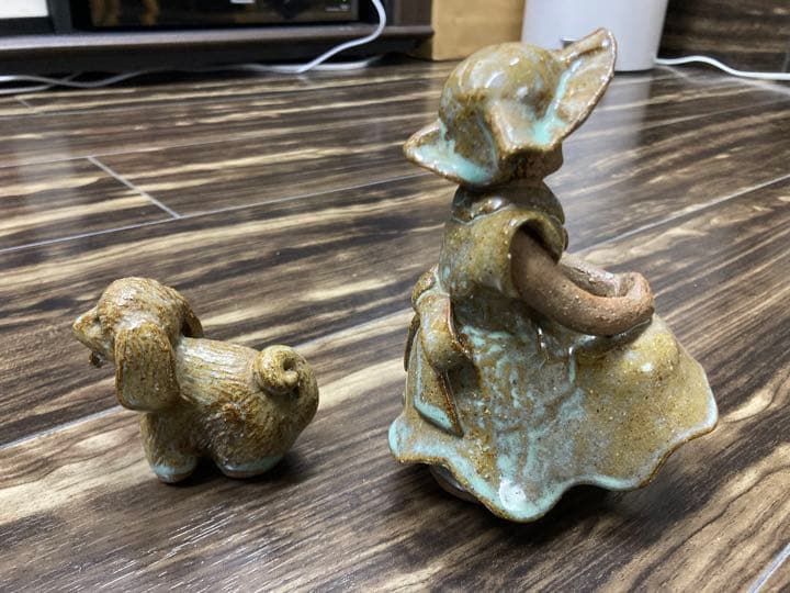 陶器　人形　音楽