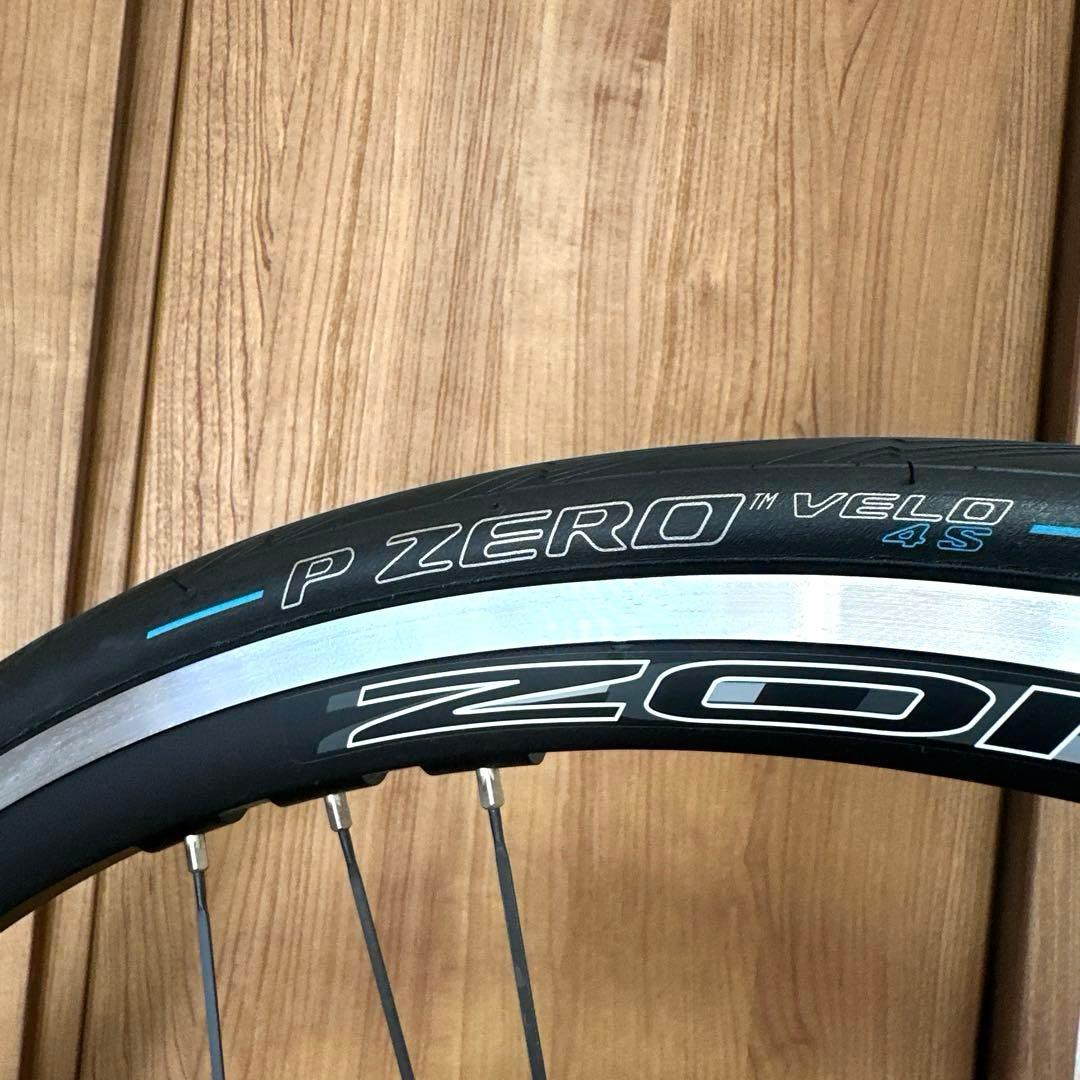 低走行　カンパニョーロ　ゾンダc17 シマノフリー　タイヤ　P ZERO 4S