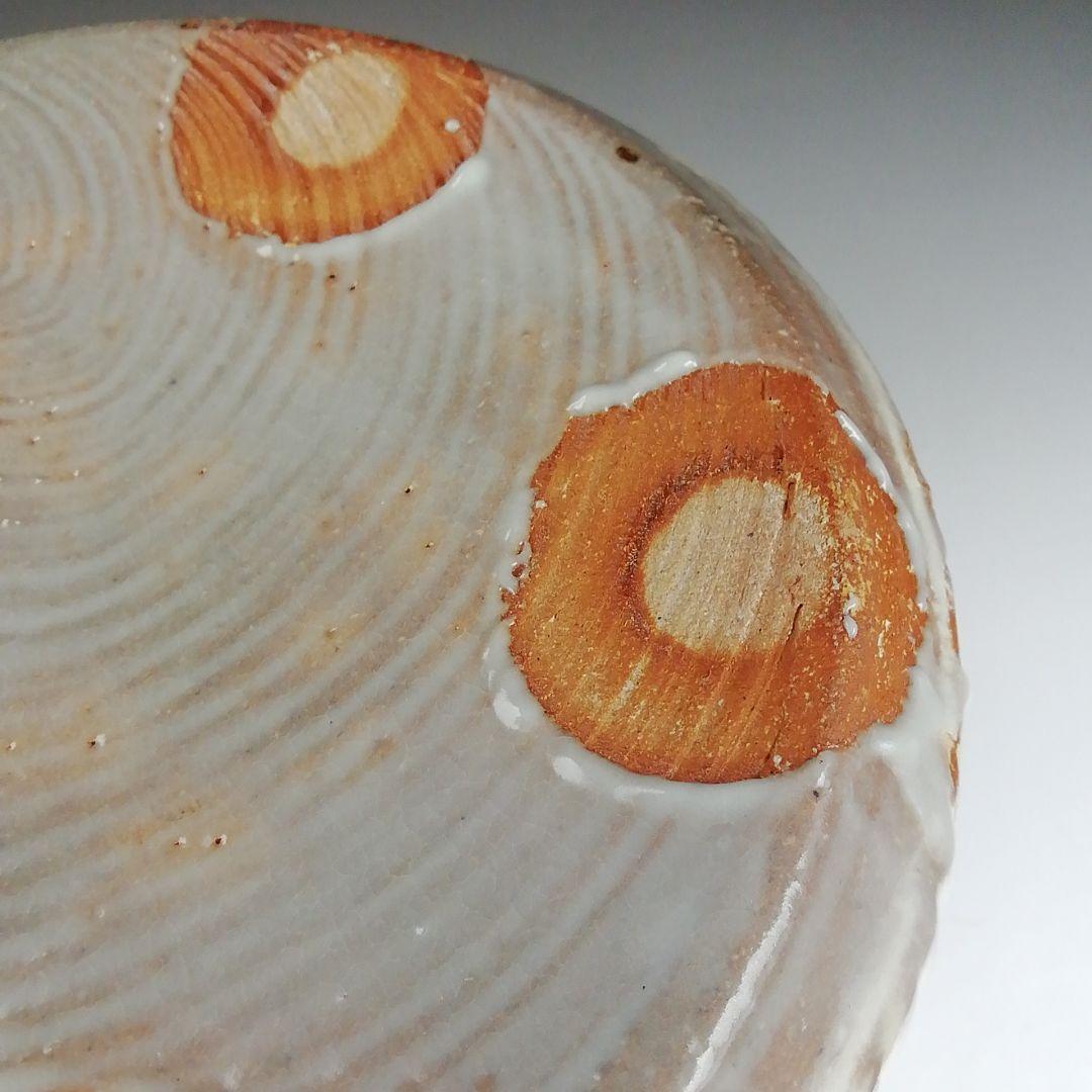 Ｔ８６３　水指　『三島　水指』『朝日窯　松林良周 作』　共箱　茶道具