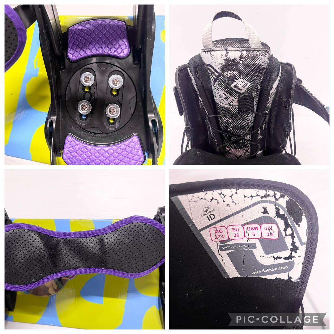 DEELUXE レディース　ジュニア　スノボセット　ディーラックス　スノーボード