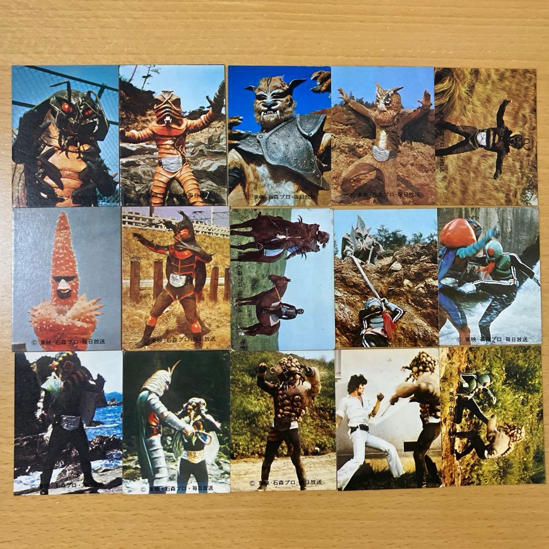 カルビー 仮面ライダーカード 178枚セット 昭和レトロ 当時物 トレカ