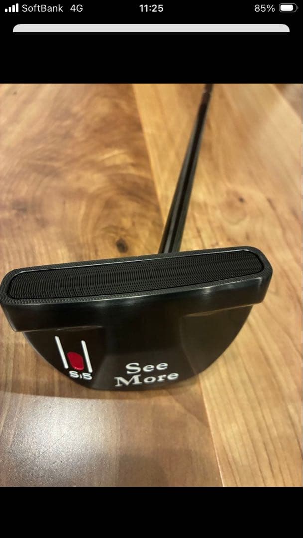 SeeMore パター 黒 ヘッド型