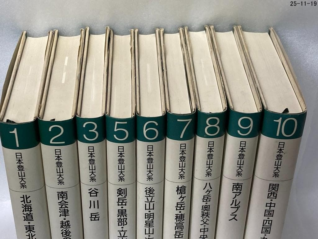 ９冊セット　日本登山大系