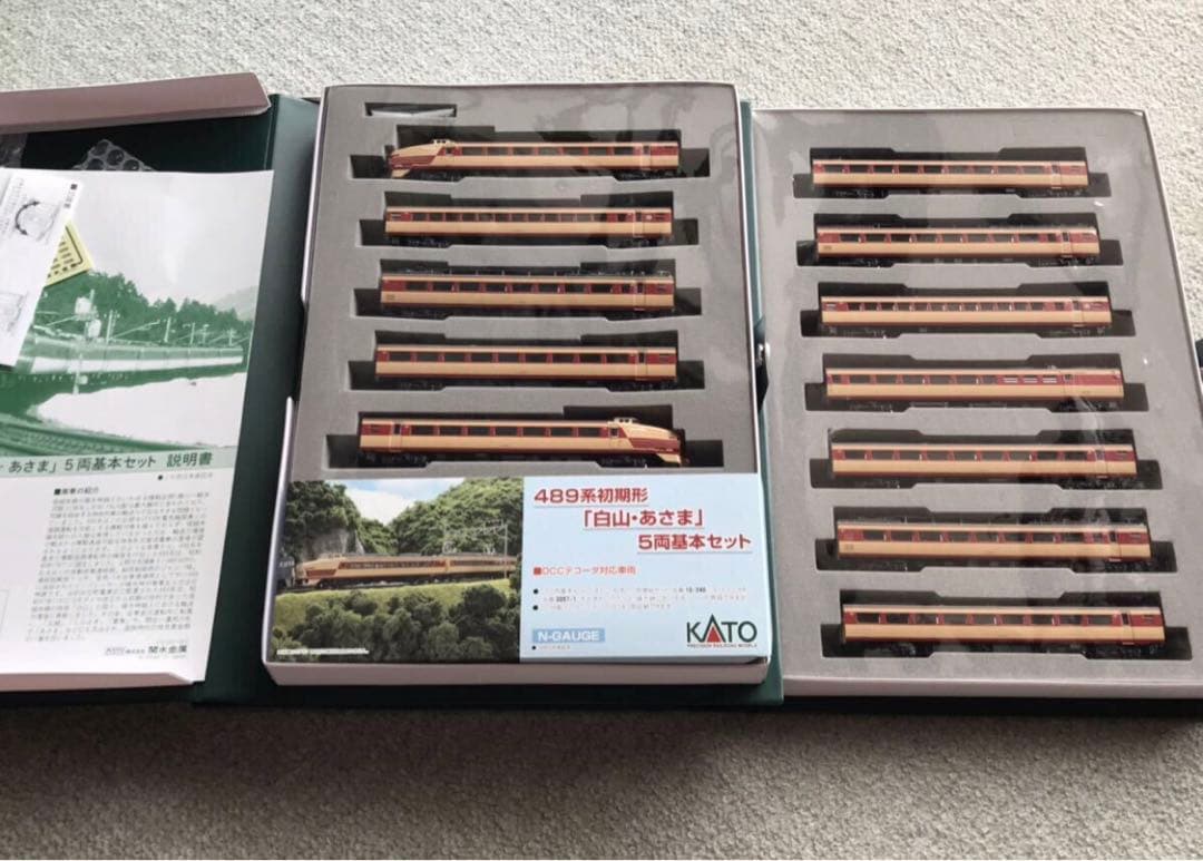 KATO 489系初期形(白山・あさま) 基本 増結セットＤＣＣデコーダ対応