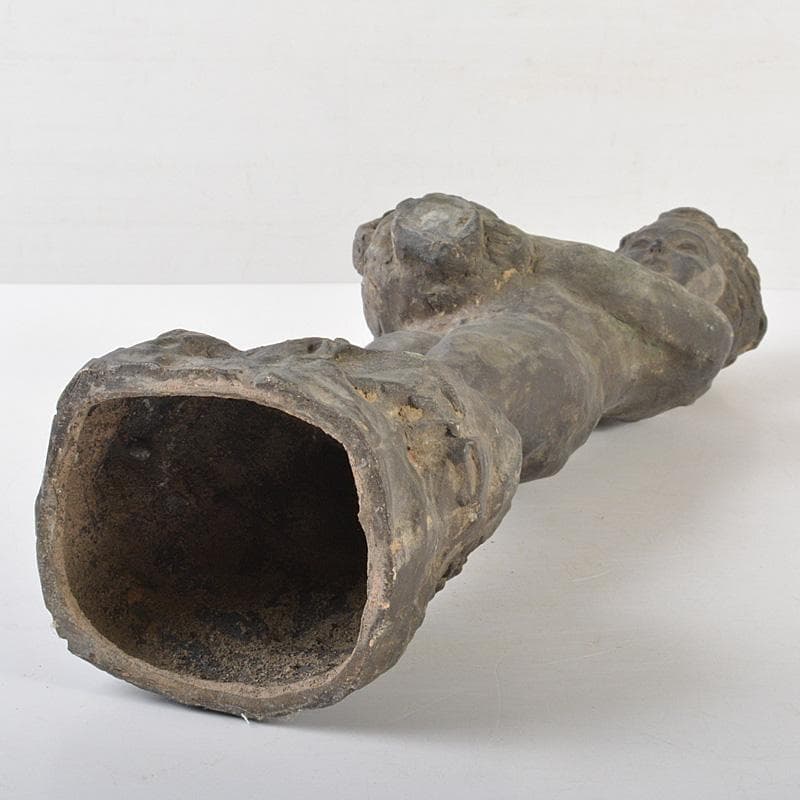 ブロンズ像　少年像　人物像　置物　高さ約43cm　重さ約3kg　M　R7251