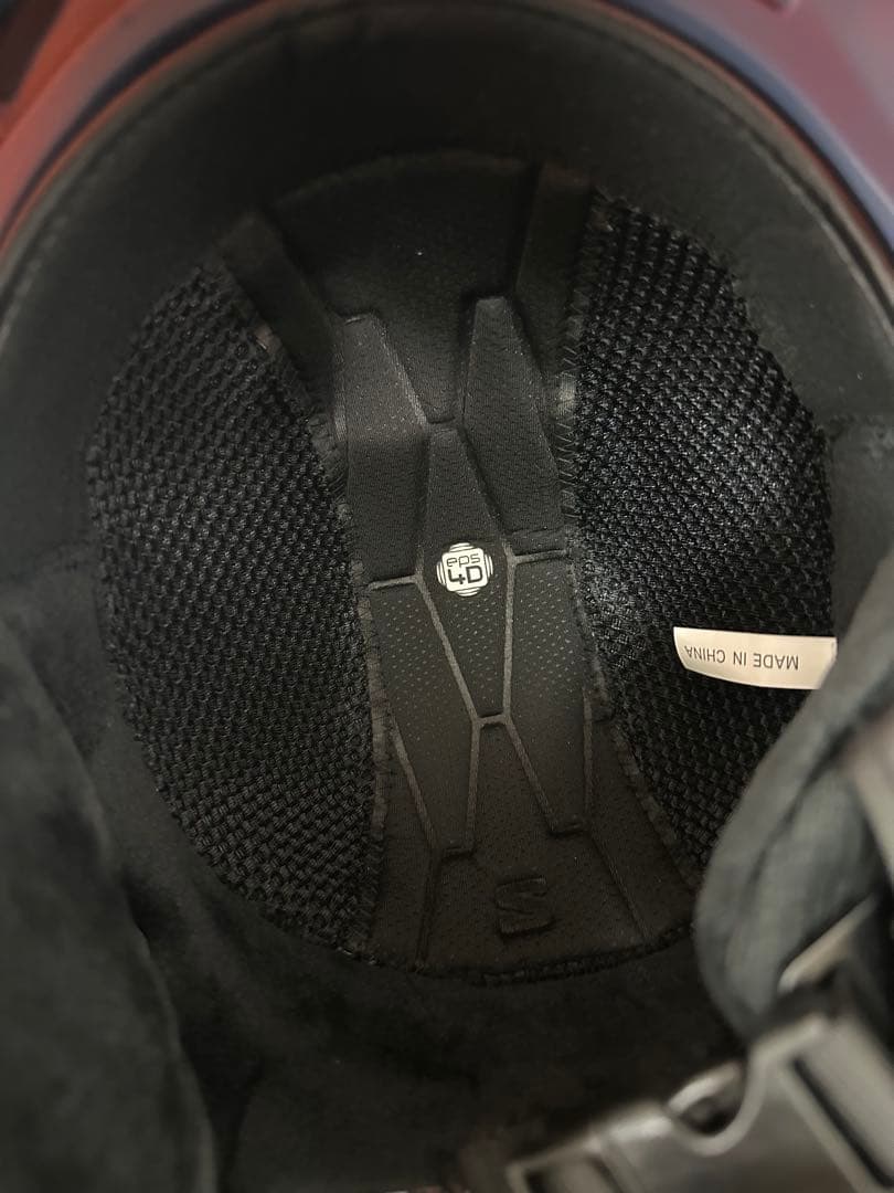 SALOMON一体型ゴーグル付きスキー用ヘルメット59~62cm