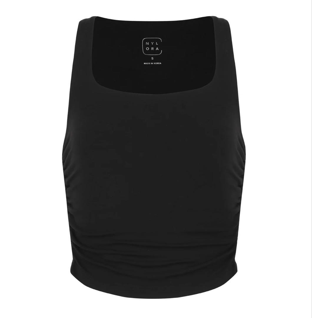 ヨガ・ピラティス NYLORA LILY TOP BLACK