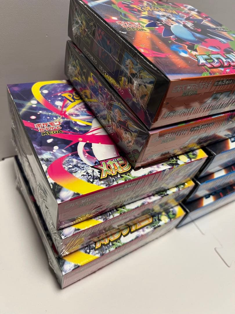 ポケモンカード　シュリンク付き8box インフェルノx メガブレイブシンフォニア