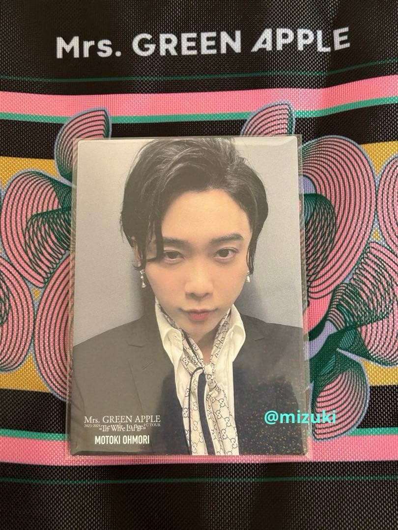 Mrs. GREEN APPLE　大森元貴　フォトカード　ホワイトラウンジ　レア