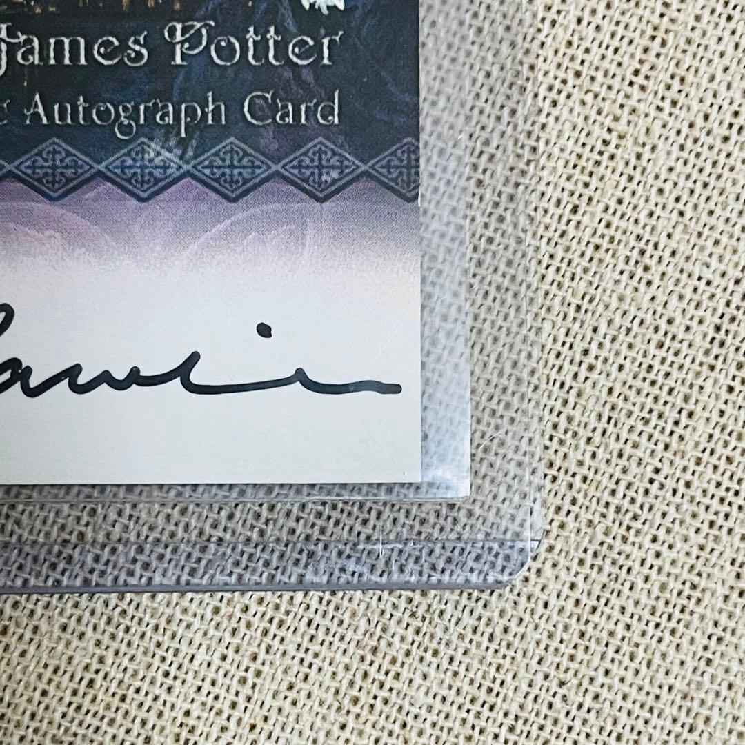 ハリーポッターと賢者の石　ジェームズ・ポッター　トレカ　サインカード