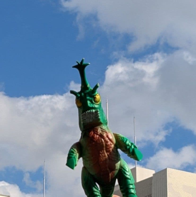 激レア　レトロソフビ　当時物　メガロ　ソフビ　ブルマァク　昭和おもちゃ