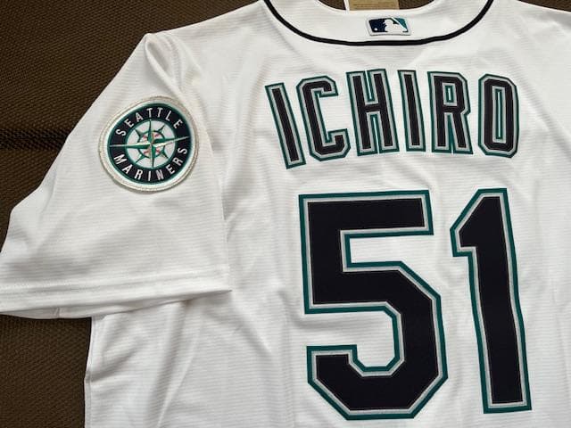 イチロー51引退セレモニー8/9記念試合選手着用モデル現地販売レプリカジャージL