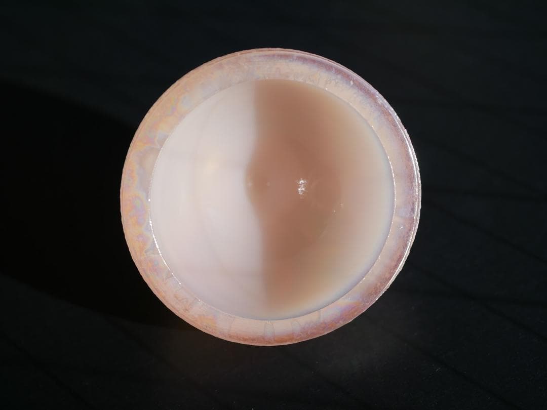 フェントン イリデセントグラス バードオンザネスト 蓋付き小物入れ