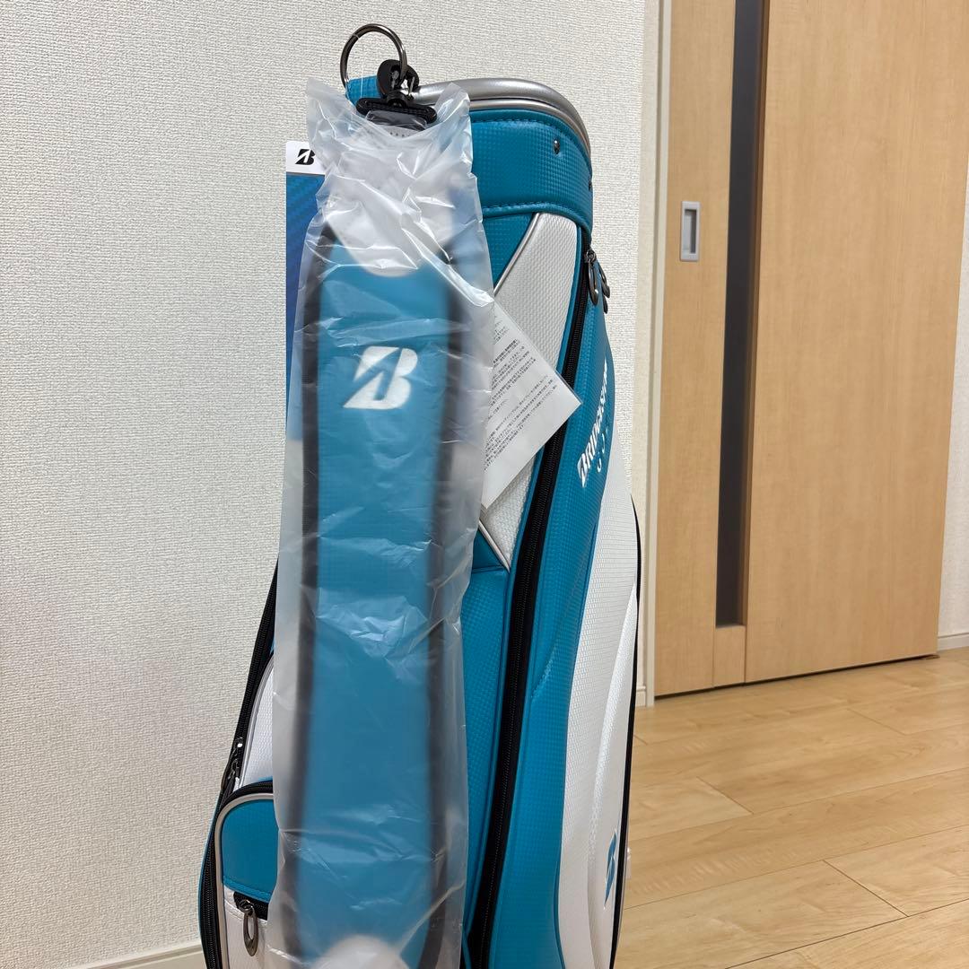 ブリヂストン　キャディーバッグ　ターコイズ
