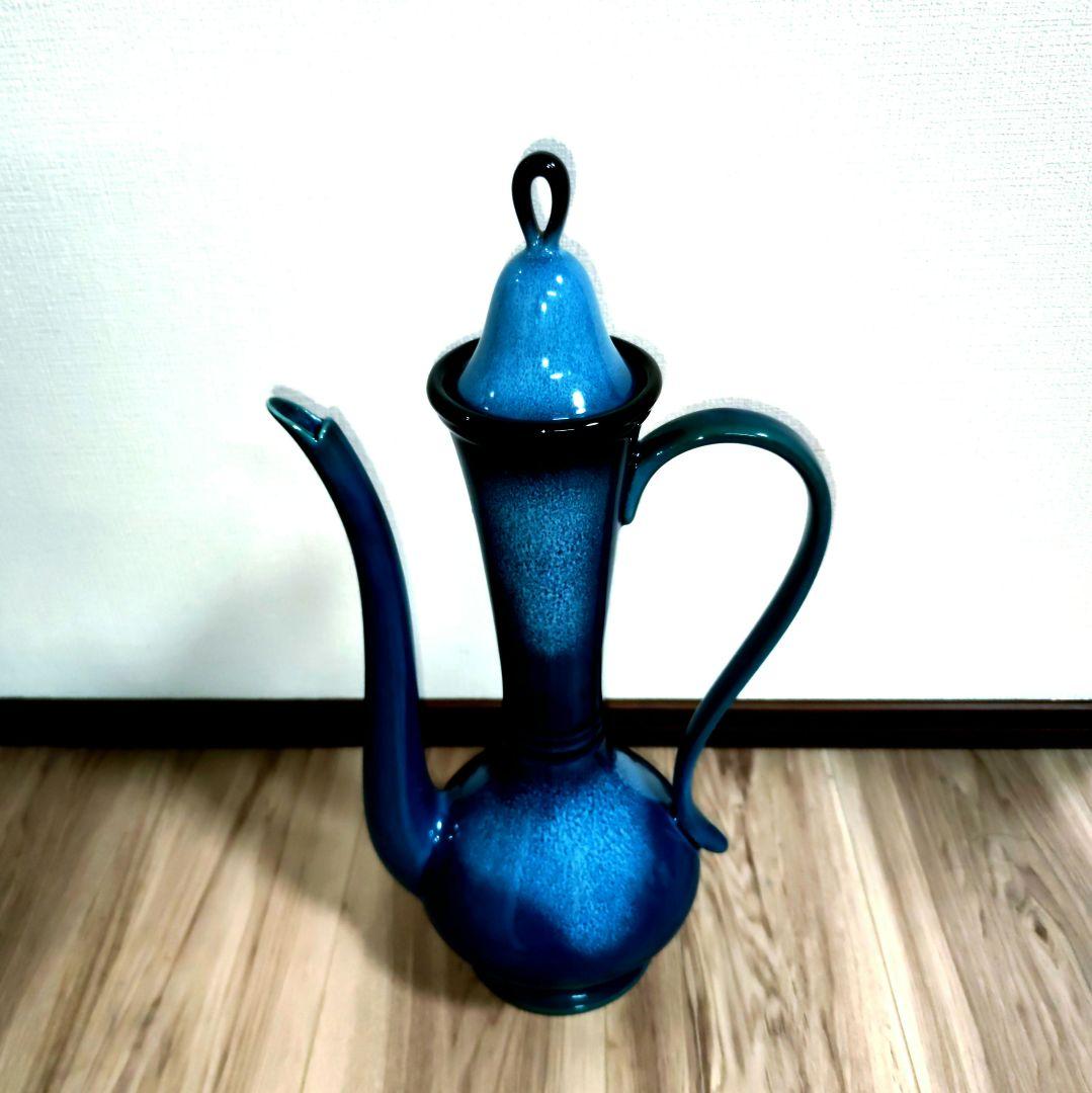 希少美品　アンティーク　中華陶器　青磁　水瓶