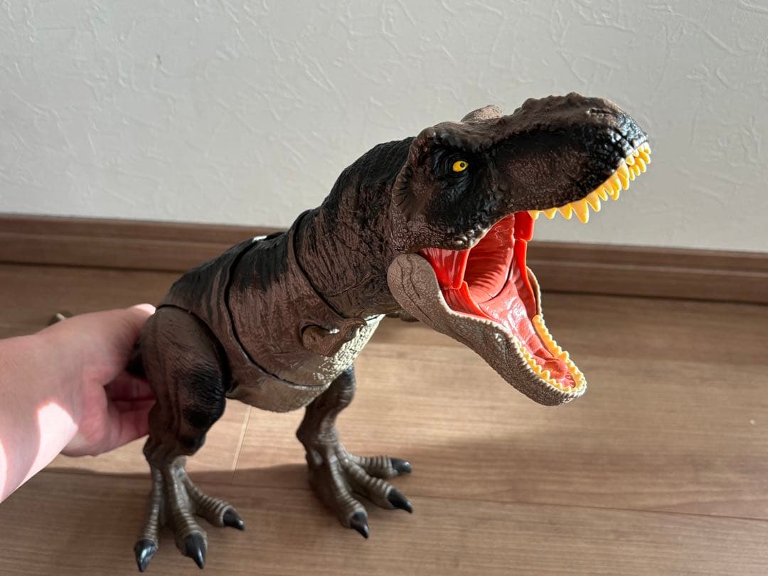 マテル ジュラシックワールド T-レックス等　恐竜フィギュアセット 3体