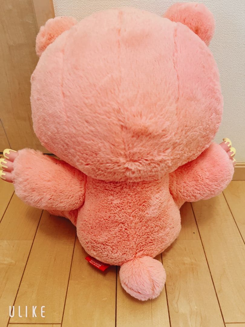 ピンクグルーミーパステル型ぬいぐるみ