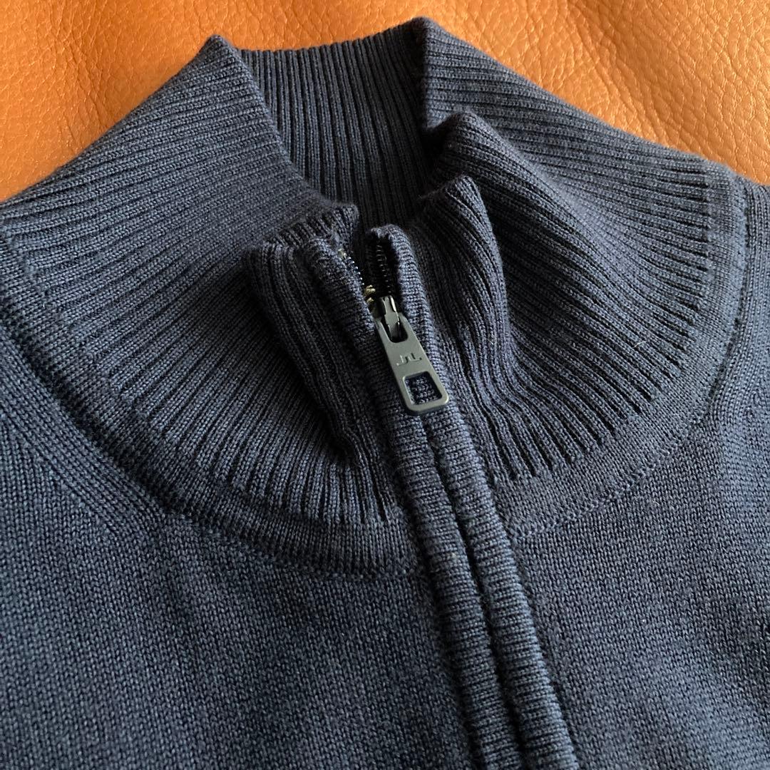 【新品】J.LINDEBERG ゴルフセーターハーフジップアップM(46) 秋冬