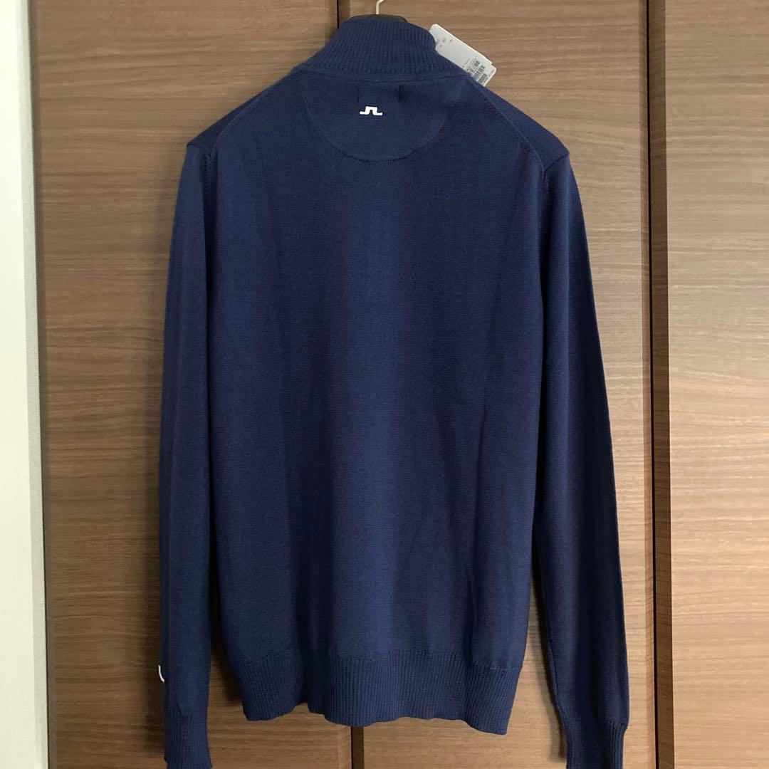 【新品】J.LINDEBERG ゴルフセーターハーフジップアップM(46) 秋冬