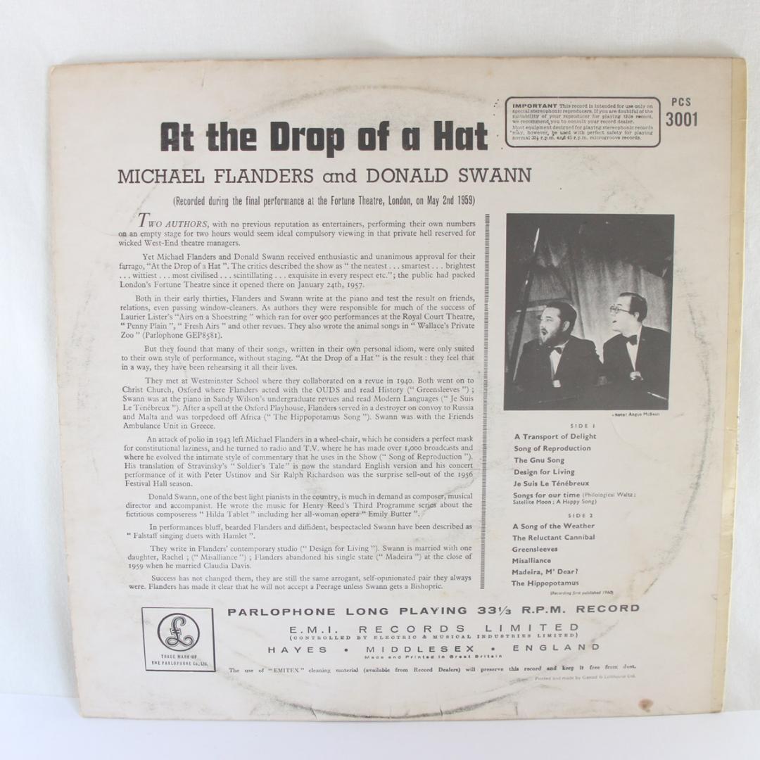英LP At The Drop Of A Hat ステレオシリーズ最初期UK盤