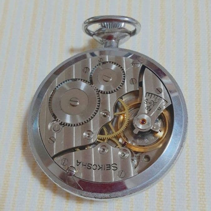 【鶴マーク】19セイコー　SEIKOSHA PRECISION 昭30　国鉄