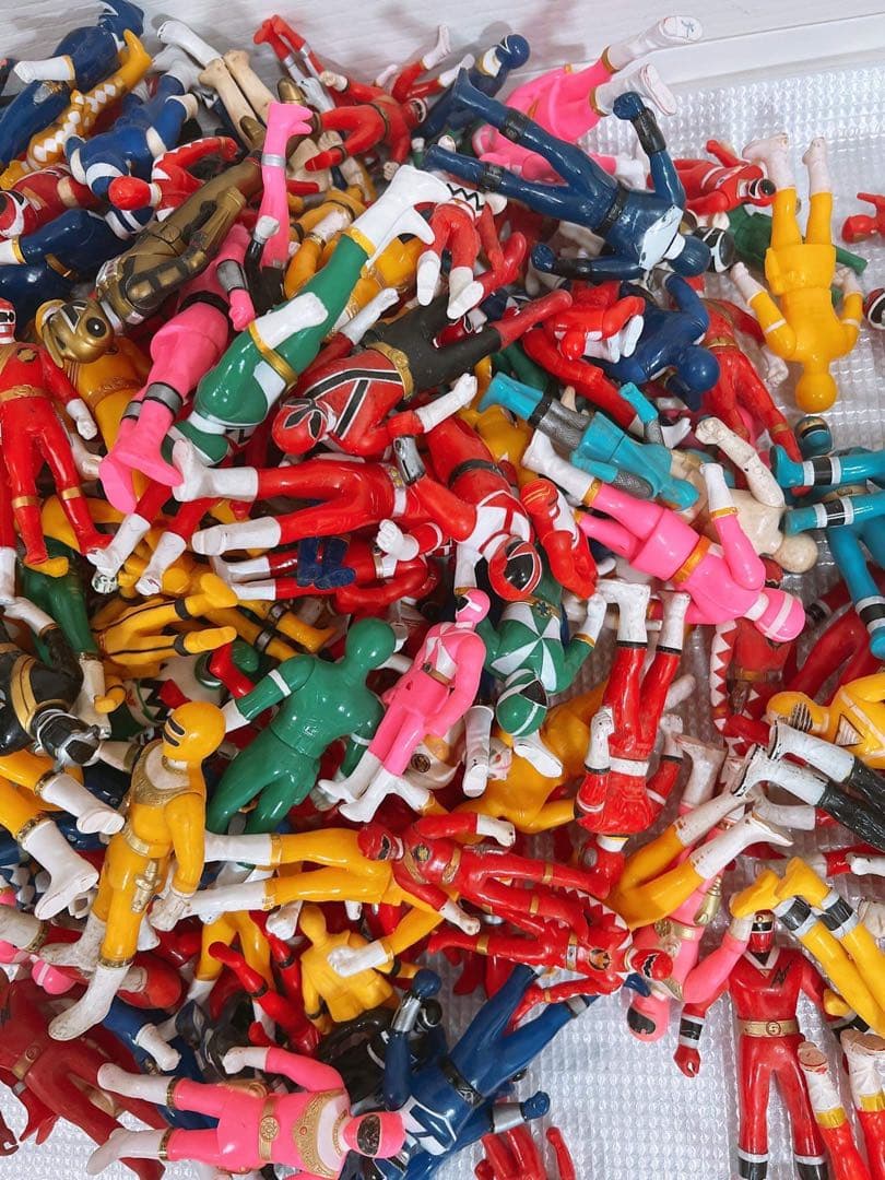 大量まとめてソフビ