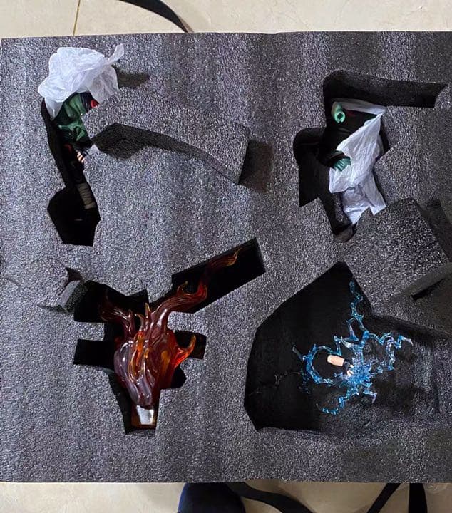 NARUTO ナルト はたけカカシ ガイ ガレージキット ガレキ スタチュー①