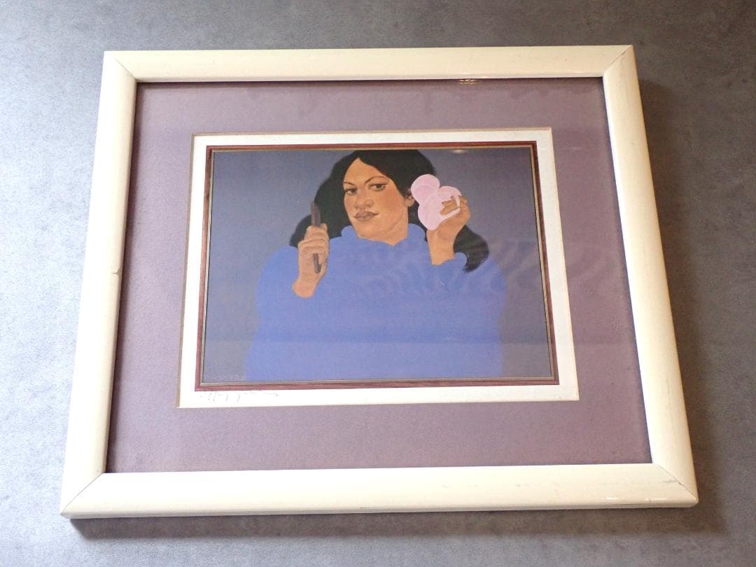 Pegge Hopper Framed Matted print 絵画 ハワイ