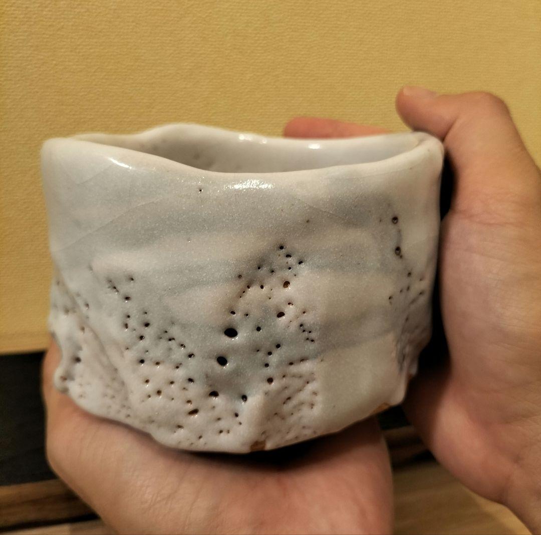 志野焼　抹茶茶碗